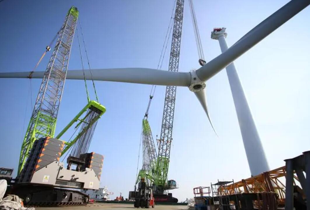 中国能建乌兹别克斯坦风电项目提前浇筑完成