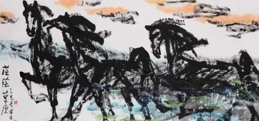 “大写之歌——齐辛民艺术系列展”在山东画院举行(图9)