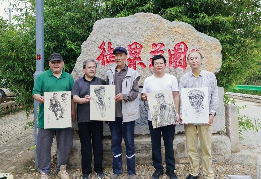 写生团队走进富平 红色热土遇和美乡村(图3) 写生团队走进富平 红色热土遇和美乡村(图3)